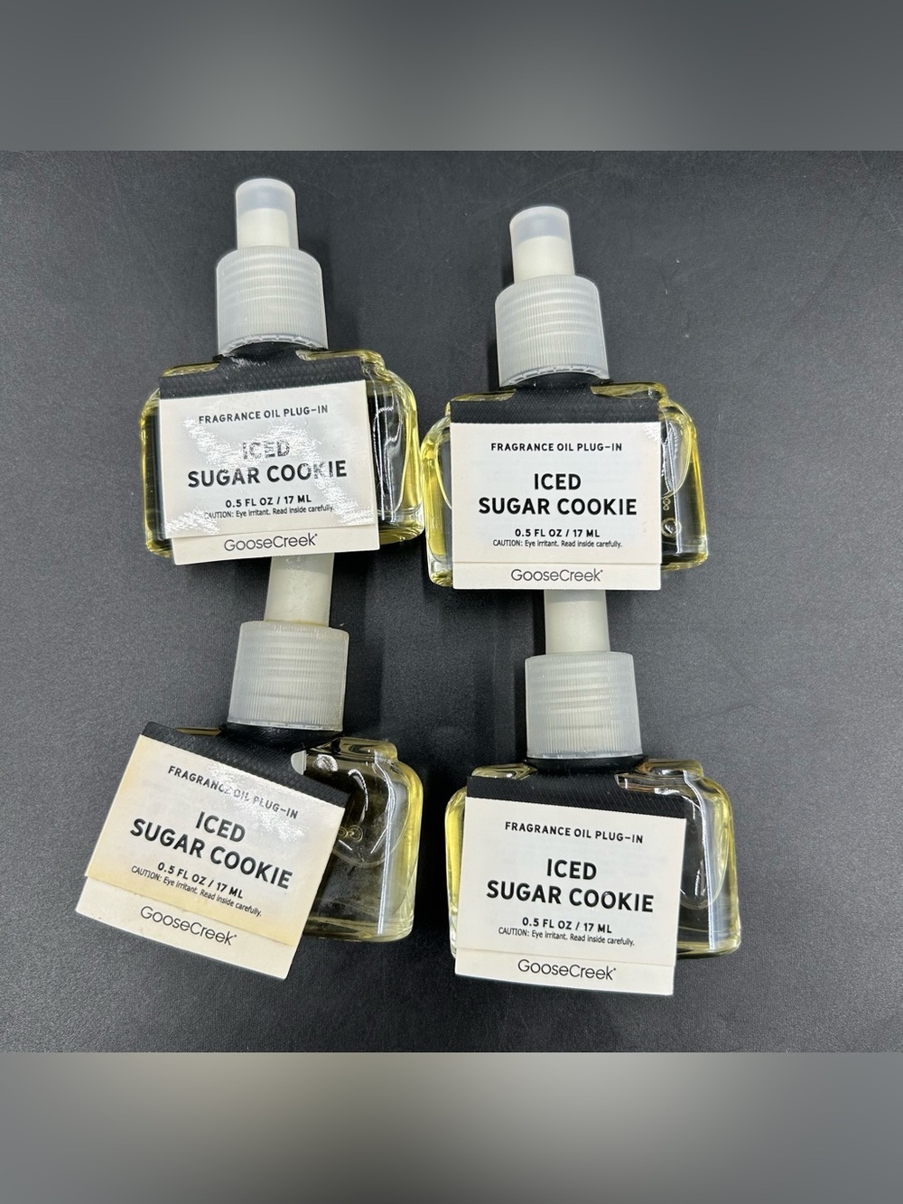 Goose Creek Iced Sugar Cookie Plug In Refills Lot 4 Retired Scent Oils NOS